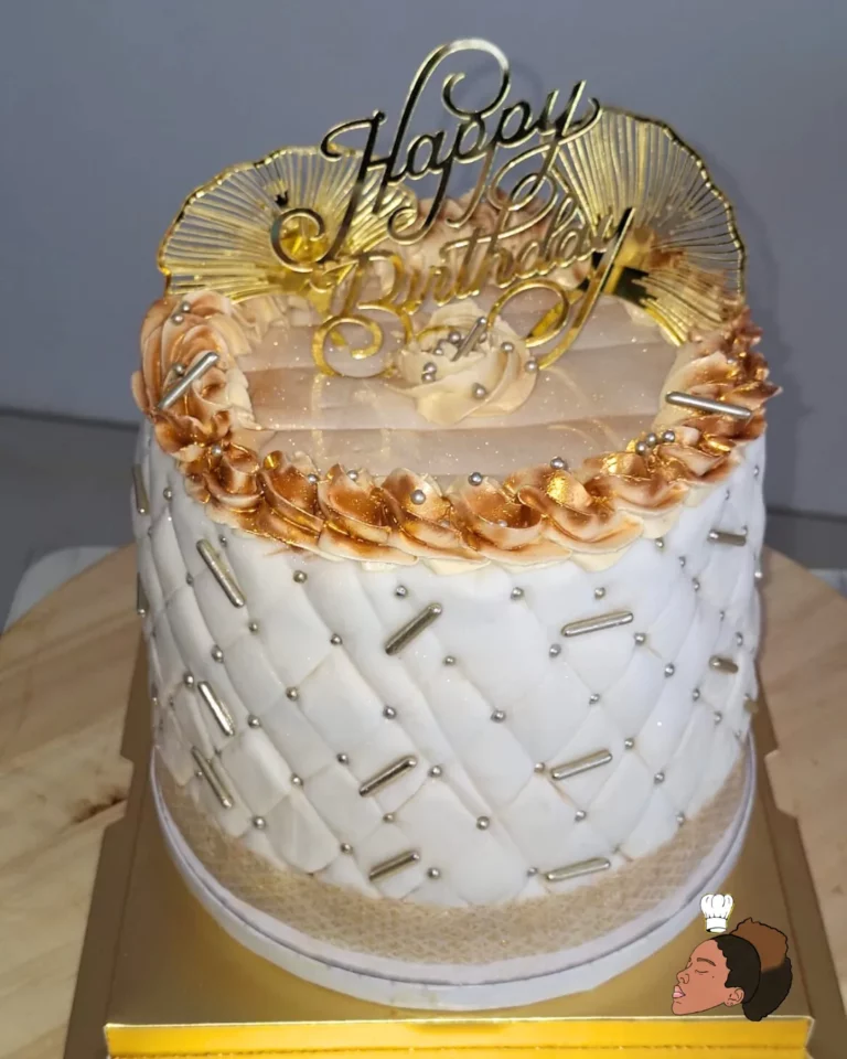 Gâteau élégant adulte — création — Melksweets, cake design à Bernes-sur-Oise